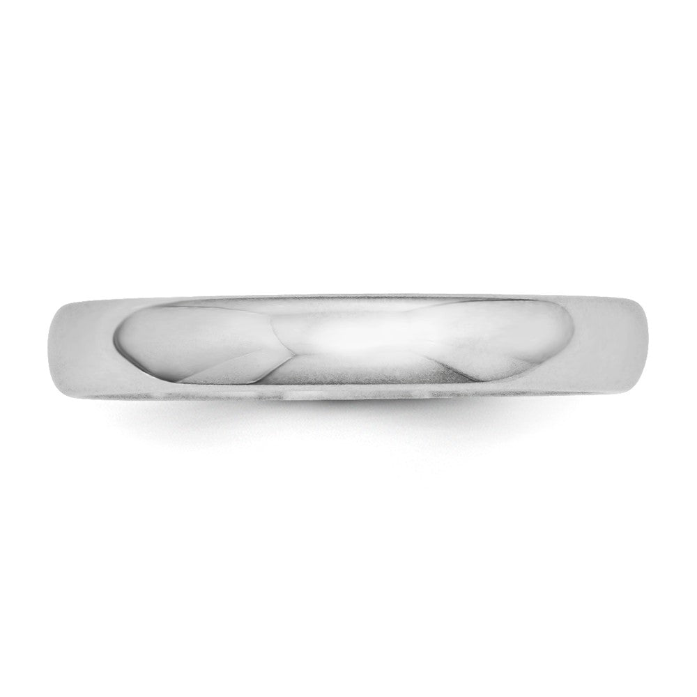 Platinum 3mm Half Round Wedding Band Size 5
