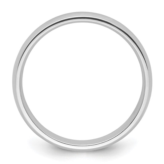 Platinum 4mm Lightweight Comfort-Fit Wedding Band Size 5.5