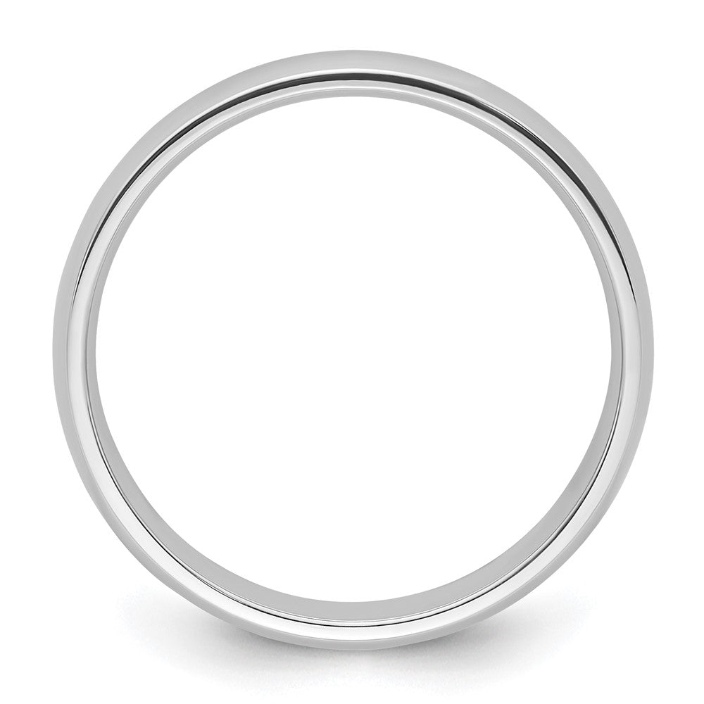 Platinum 4mm Lightweight Comfort-Fit Wedding Band Size 8.5