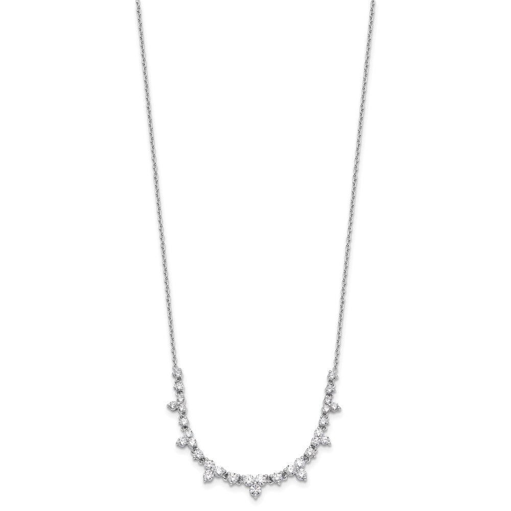 True Origin 14K White Gold 1 1/2 carat Lab Grown Diamond VS+ F+ 18 in Complete Necklace