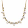 True Origin 14K Yellow Gold 1 1/2 carat Lab Grown Diamond VS+ F+ 18 in Complete Necklace