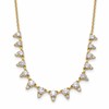 True Origin 14K Yellow Gold 2 carat Lab Grown Diamond VS+ F+ 18 in Complete Necklace