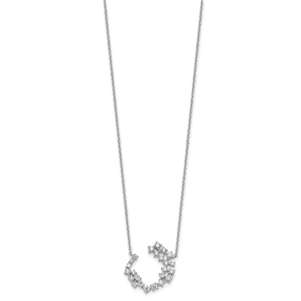 True Origin 14K White Gold 1 carat Lab Grown Diamond VS+ F+ 18 in Complete Necklace