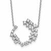 True Origin 14K White Gold 1 carat Lab Grown Diamond VS+ F+ 18 in Complete Necklace