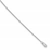 True Origin 14K White Gold 1/6 carat Lab Grown Diamond VS+ F+ Complete 7 Station 7 in Bracelet