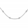 True Origin 14K White Gold 1/2 carat Lab Grown Diamond VS+ F+ Complete 20 Station 20 in Necklace