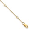 True Origin 14K Yellow Gold 1/2 carat Lab Grown Diamond VS+ F+ Complete 8 Station 9 in Bracelet