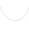 True Origin 14k White Gold 1 1/6 carat Lab Grown Diamond VS DEF Eighteen Station 18 inch Necklace