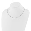 True Origin 14k White Gold 1 1/6 carat Lab Grown Diamond VS DEF Eighteen Station 18 inch Necklace