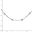 True Origin 14k White Gold 1 1/6 carat Lab Grown Diamond VS DEF Eighteen Station 18 inch Necklace