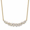 14k 7/8 carat Lab Grown Diamond VS/SI+ G+ Complete 18 inch Fashion Bar Necklace