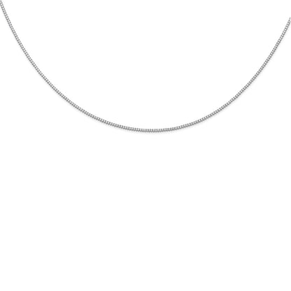 True Origin 14K White Gold 8 1/10 carat Lab Grown Diamond VS+ F+ Complete 20 in Tennis Necklace