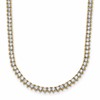 True Origin 14K Yellow Gold 8 1/10 carat Lab Grown Diamond VS+ F+ Complete 20 in Tennis Necklace