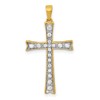 10K  1/5 carat Diamond Cross Pendant