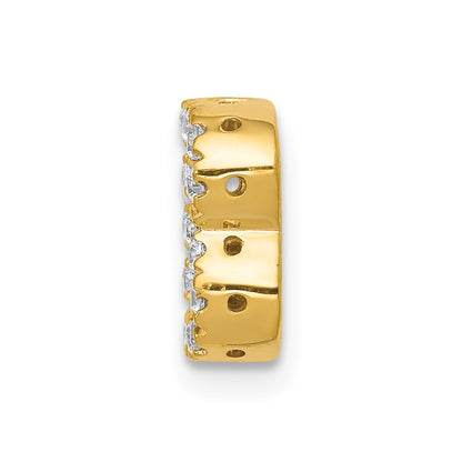 10k 1/6 carat Diamond Letter B Initial Charm