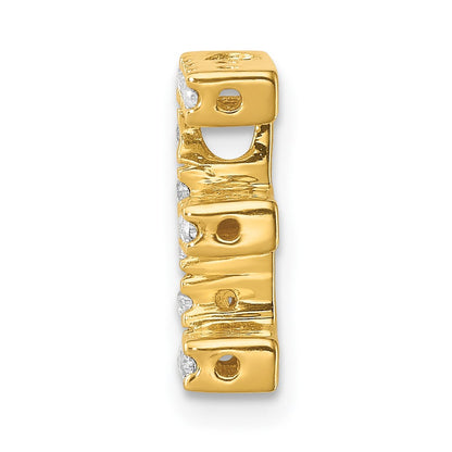 10k 1/6 carat Diamond Letter E Initial Charm