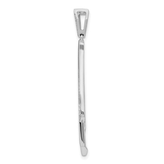 14k White Gold 1/4 carat Lab Grown Diamond VS/SI+ G+ Fashion Pendant