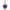 Sterling Silver Rhod-plated Created Sapphire and Diamond Pendant