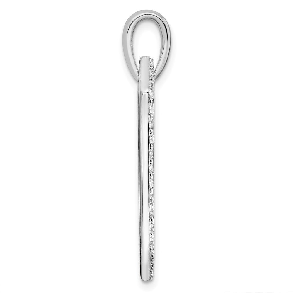 True Origin 14K White Gold Men's 1 carat Lab Grown Diamond VS+ F+ Complete Dog Tag Pendant