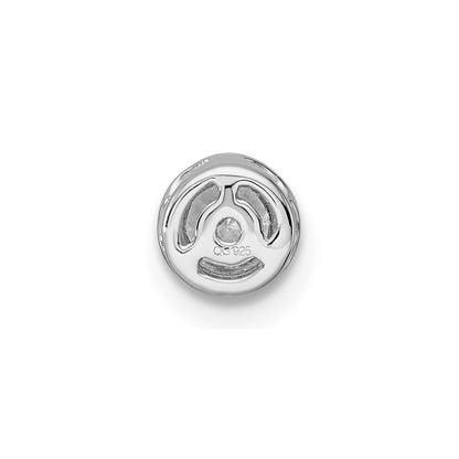 True Origin 14K White Gold 1/4 carat Lab Grown Diamond VS+ F+ Complete 18 in Round Solitaire Necklace