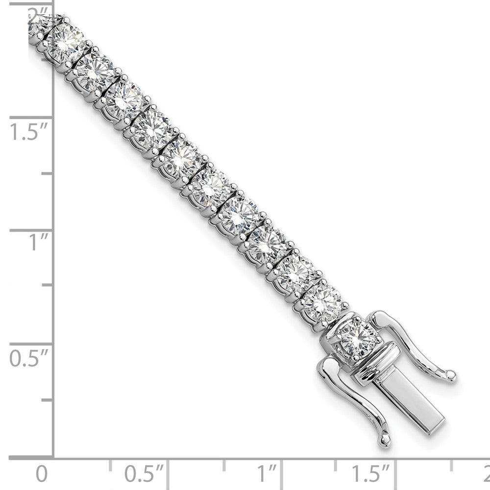 14k White Gold 32 1/8 carat Lab Grown Diamond VS/SI+ G+ 18 inch Tennis Necklace