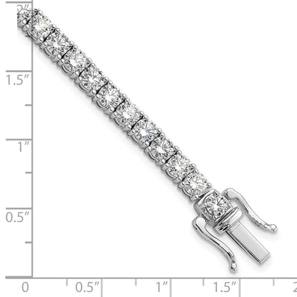14k White Gold 32 1/8 carat Lab Grown Diamond VS/SI+ G+ 18 inch Tennis Necklace