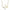 14K Sideways Diamond Initial N Necklace