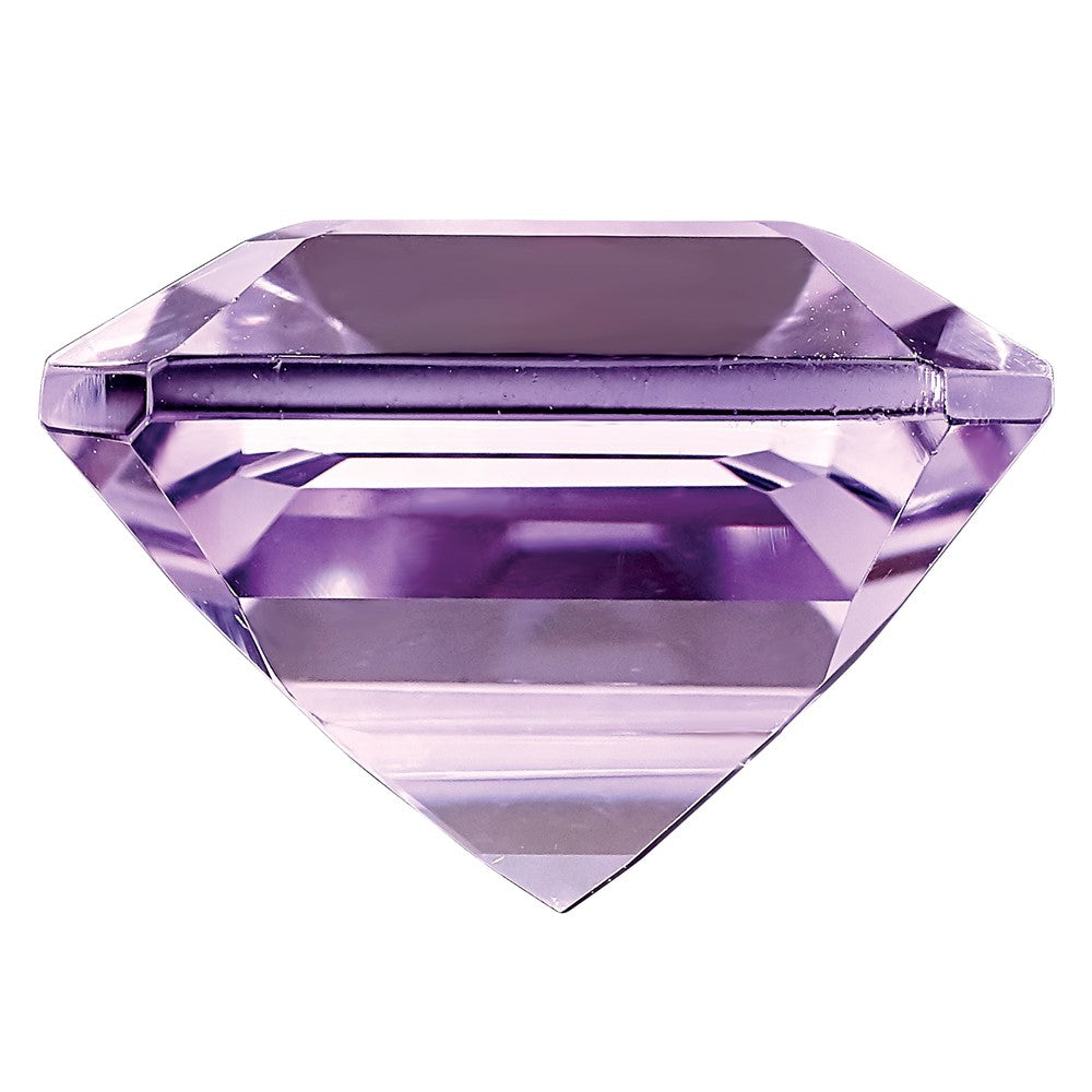 8x6mm Emerald Cut Rose De France Quartz AA Quality