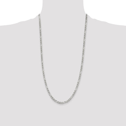Sterling Silver 3.75mm Figaro Anchor Chain
