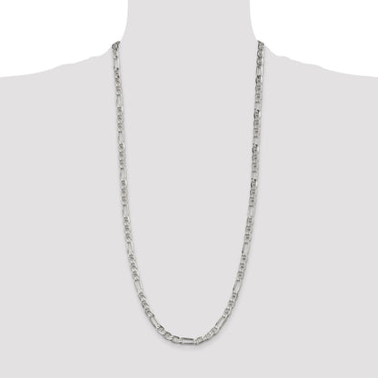 Sterling Silver 5.5mm Figaro Anchor Chain