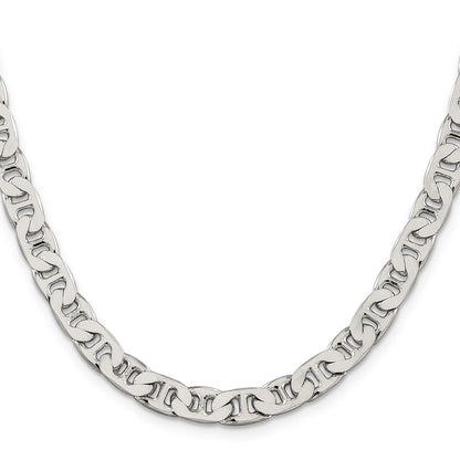 Sterling Silver 6.5mm Flat Anchor Chain