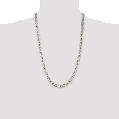 Sterling Silver 6.5mm Flat Anchor Chain