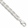 Sterling Silver 9.5mm Flat Anchor Chain