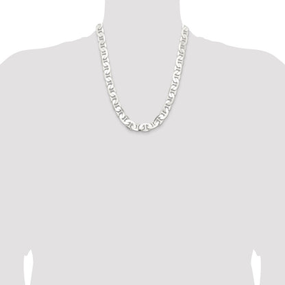 Sterling Silver 11.5mm Flat Anchor Chain