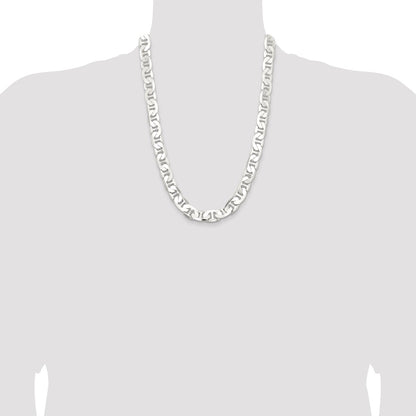 Sterling Silver 11.5mm Flat Anchor Chain