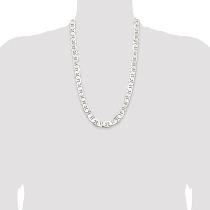 Sterling Silver 11.5mm Flat Anchor Chain