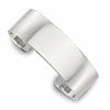 Sterling Silver Polished 20mm Flat Cuff Bangle