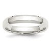 Sterling Silver 4mm Beveled Edge Size 6 Band