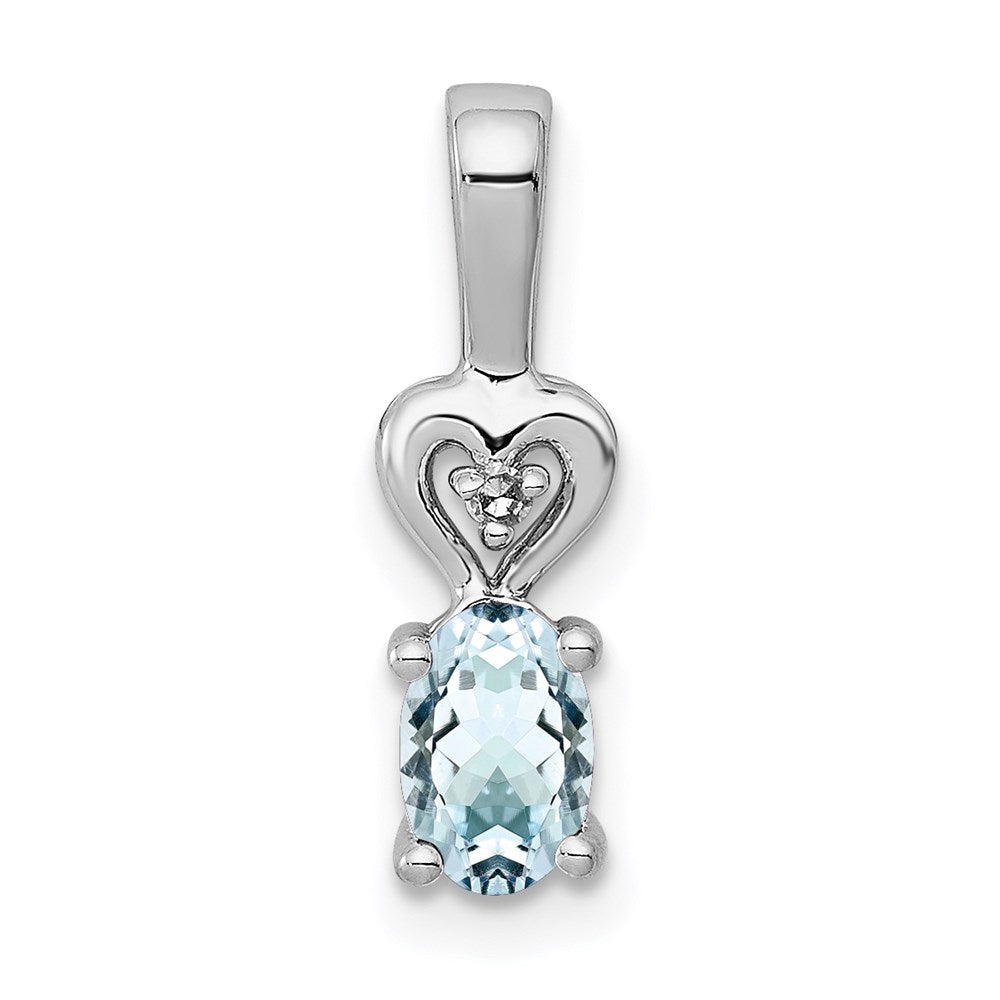 March Birthstone Pendants;