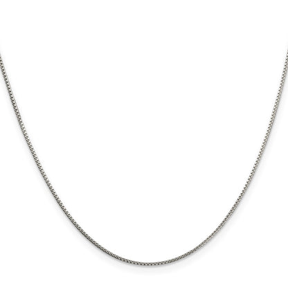 Sterling Silver 1mm 8 Sided Box Chain