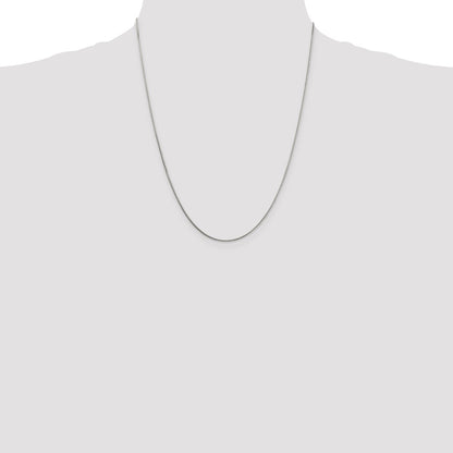 Sterling Silver 1mm 8 Sided Box Chain