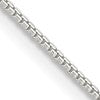 Sterling Silver 1mm 8 Sided Box Chain