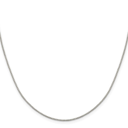Sterling Silver 1.15mm 8 Sided w/2in ext. Box Chain