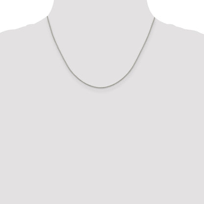 Sterling Silver 1.15mm 8 Sided Box Chain