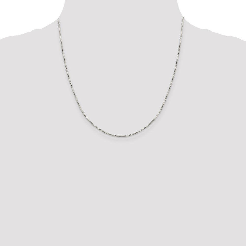 Sterling Silver 1.15mm 8 Sided Box Chain