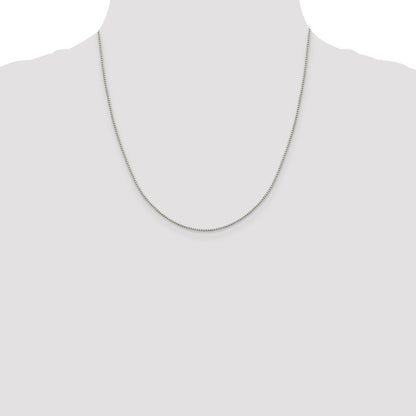 Sterling Silver 1.15mm 8 Sided Box Chain