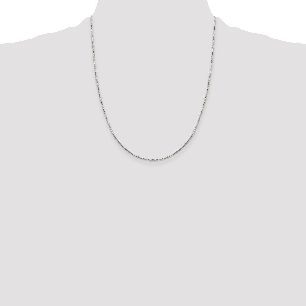 Sterling Silver 1.15mm 8 Sided Box Chain