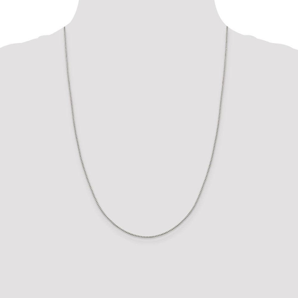 Sterling Silver 1.15mm 8 Sided Box Chain