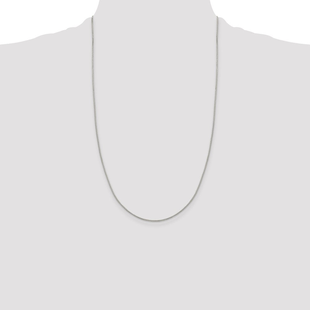 Sterling Silver 1.15mm 8 Sided Box Chain