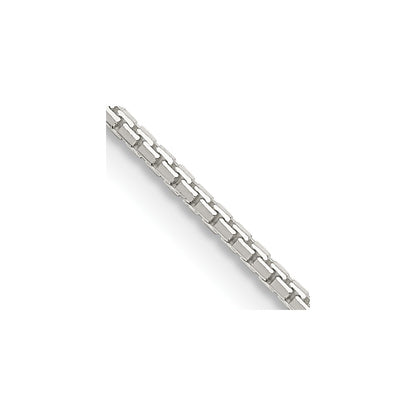 Sterling Silver 1.15mm 8 Sided w/4in ext. Box Chain